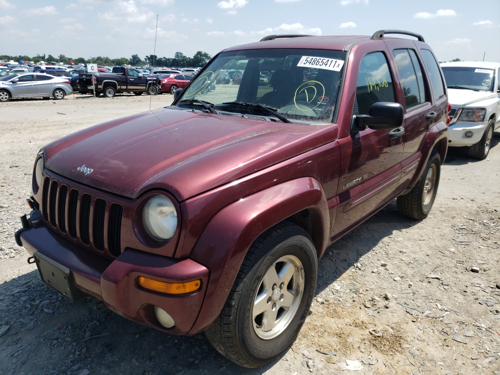 Photo 2 from auction – 2003 JEEP LIBERTY with VIN 1J4GL58K03W674170