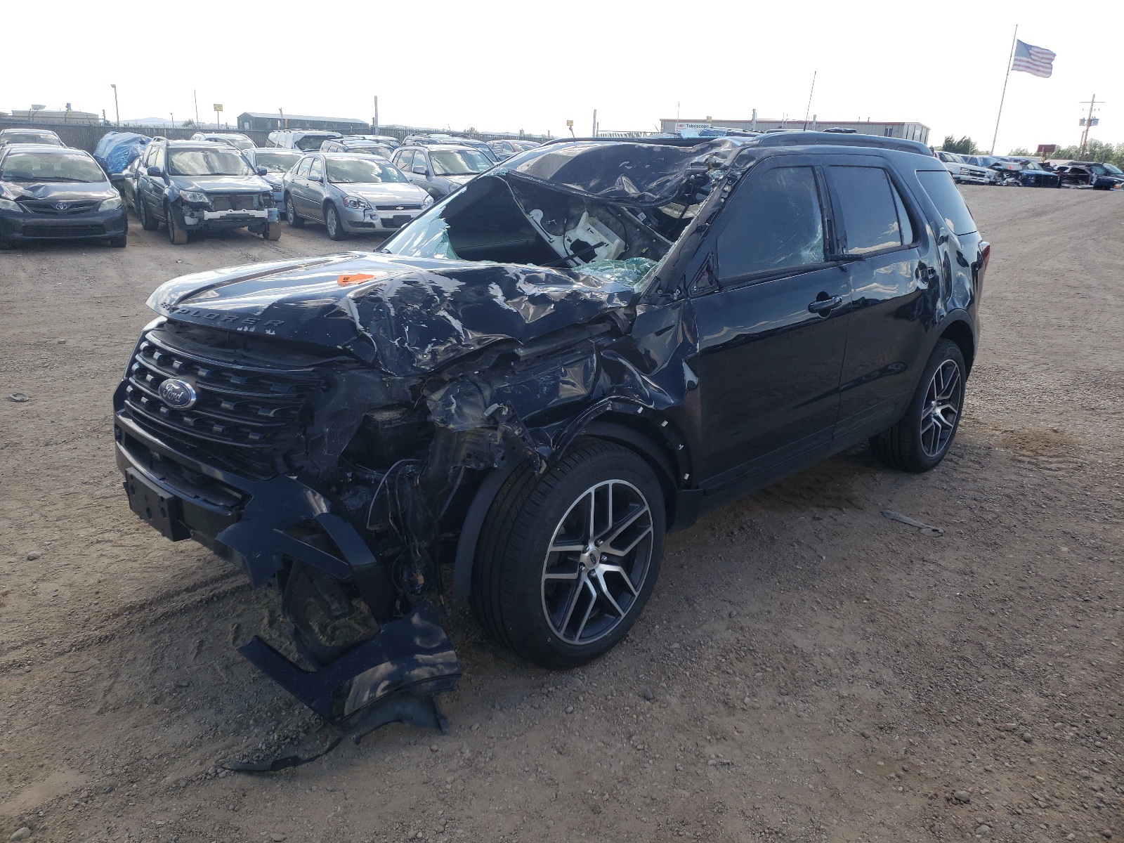 Photo 2 from auction – 2017 FORD EXPLORER S with VIN 1FM5K8GT6HGA33680