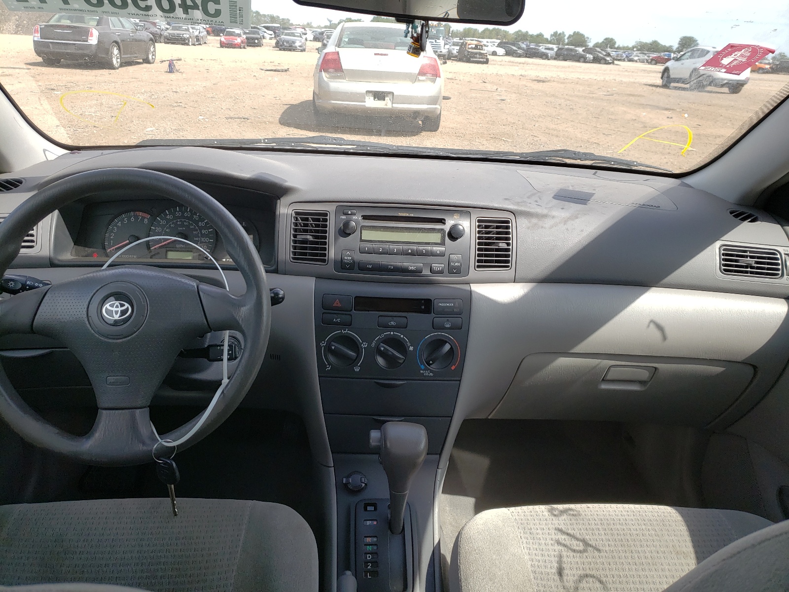 Photo 9 from auction – 2005 TOYOTA COROLLA CE with VIN JTDBR32E150054164