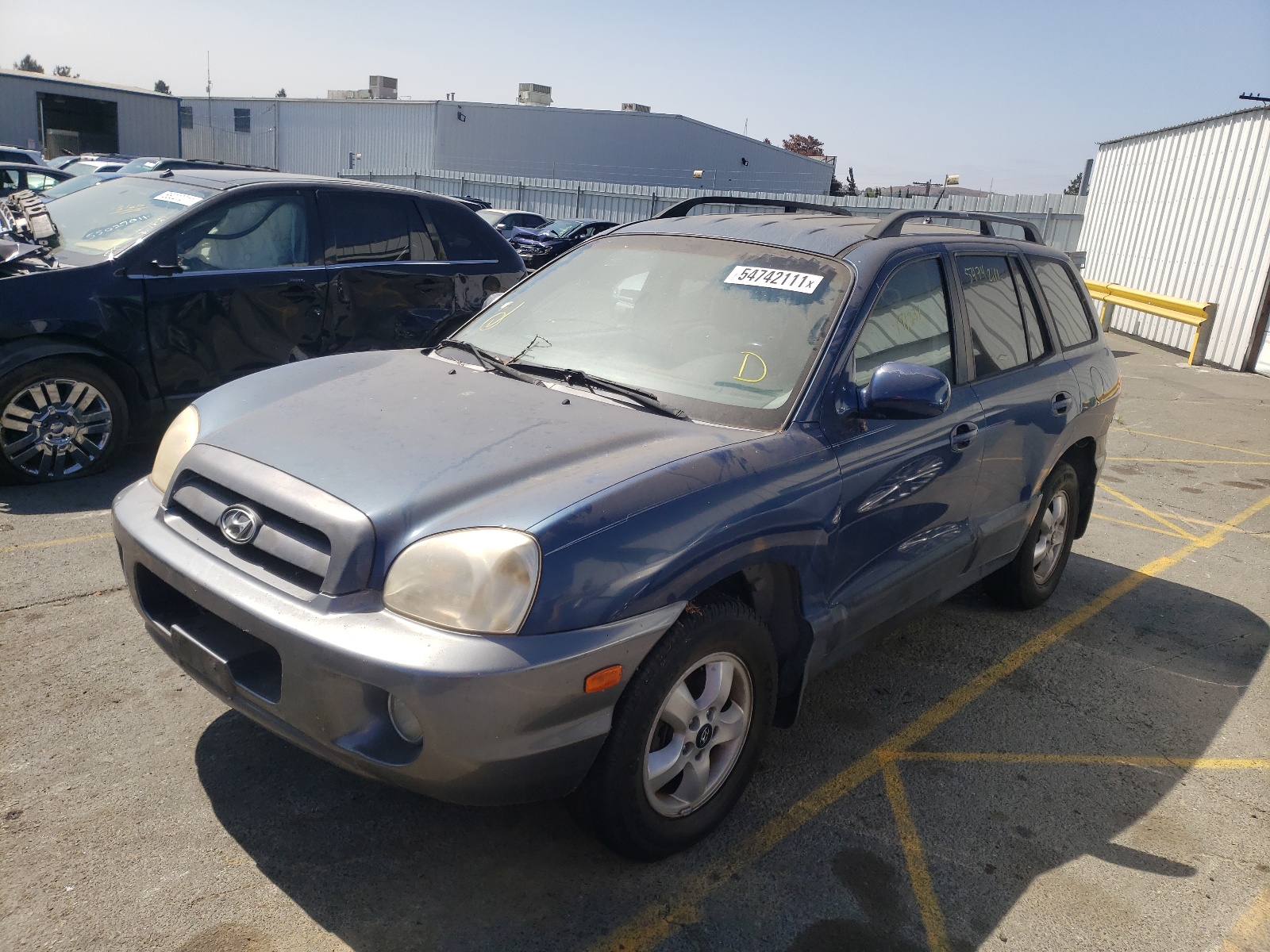 Photo 2 from auction – 2006 HYUNDAI SANTA FE with VIN KM8SC13D76U109203