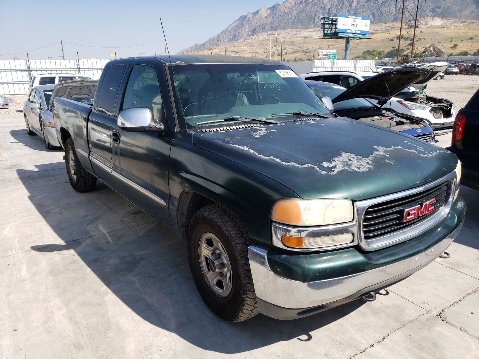 GMC SIERRA 15 2001 with VIN 1GTEC19T41Z202661 - Photo from auction