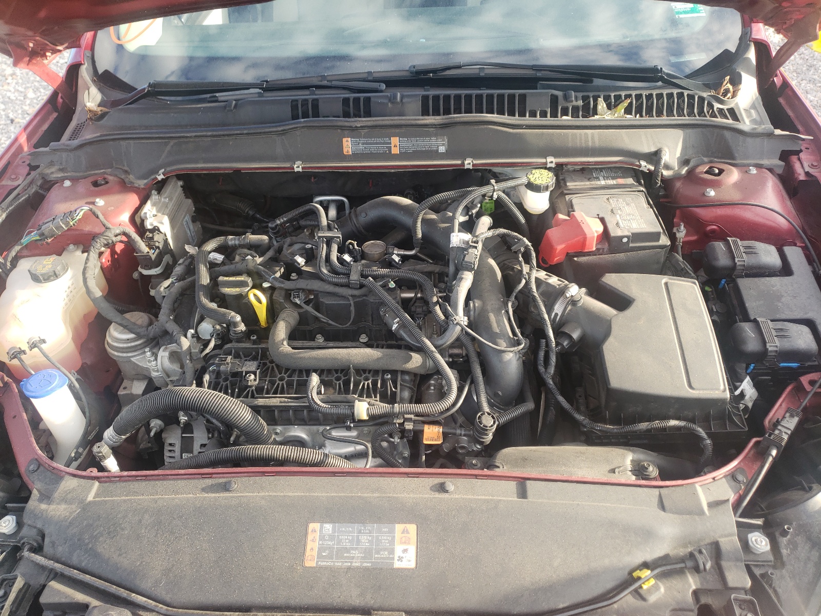 Photo 7 from auction – 2019 FORD FUSION SE with VIN 3FA6P0HD4KR172439