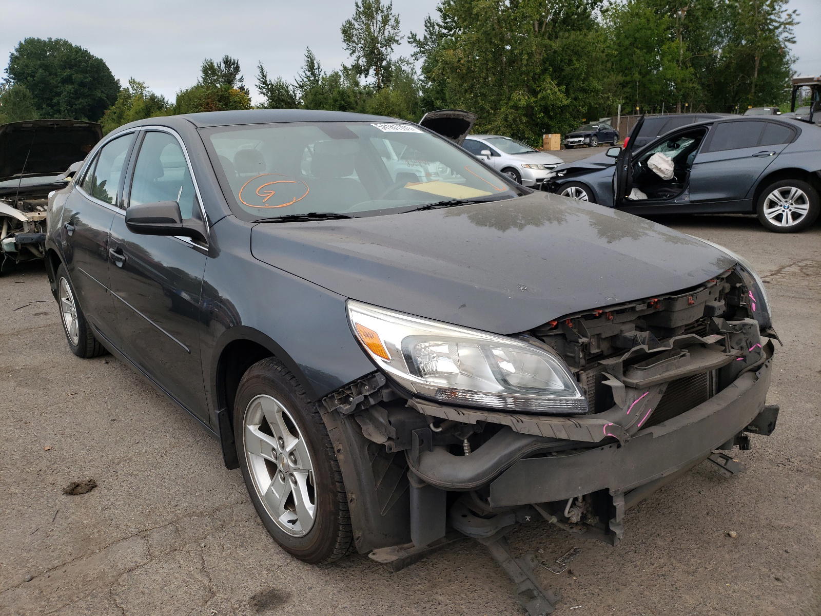 CHEVROLET MALIBU LS 2015 with VIN 1G11B5SL6FF184524 - Photo from auction