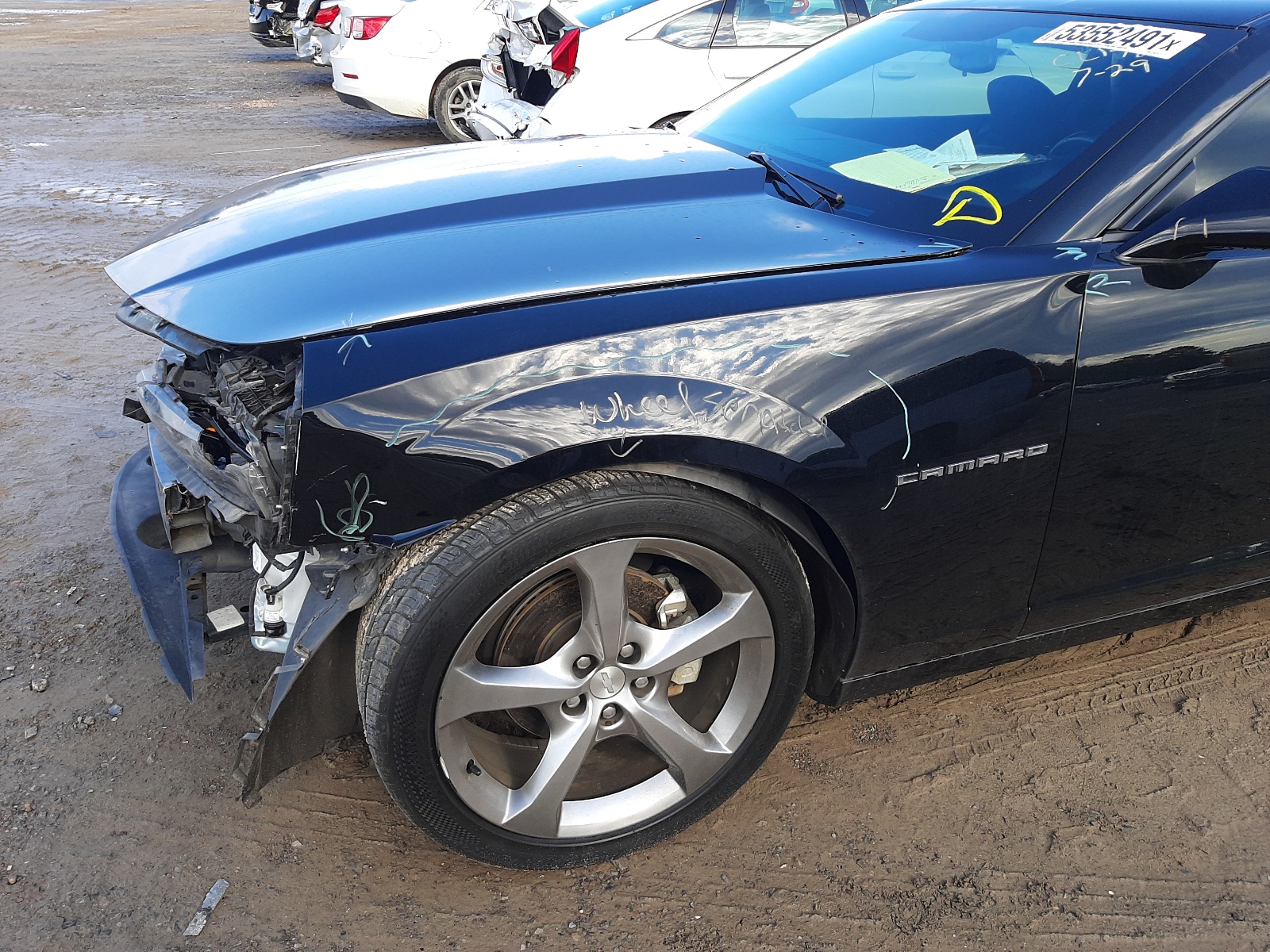 Photo 9 from auction – 2014 CHEVROLET CAMARO LT with VIN 2G1FB1E31E9140738