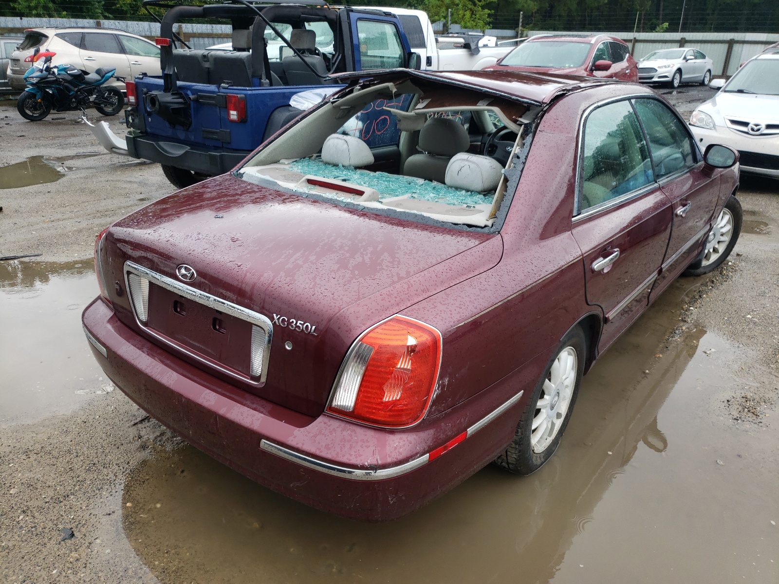 Photo 4 from auction – 2004 HYUNDAI XG 350 with VIN KMHFU45E44A310772