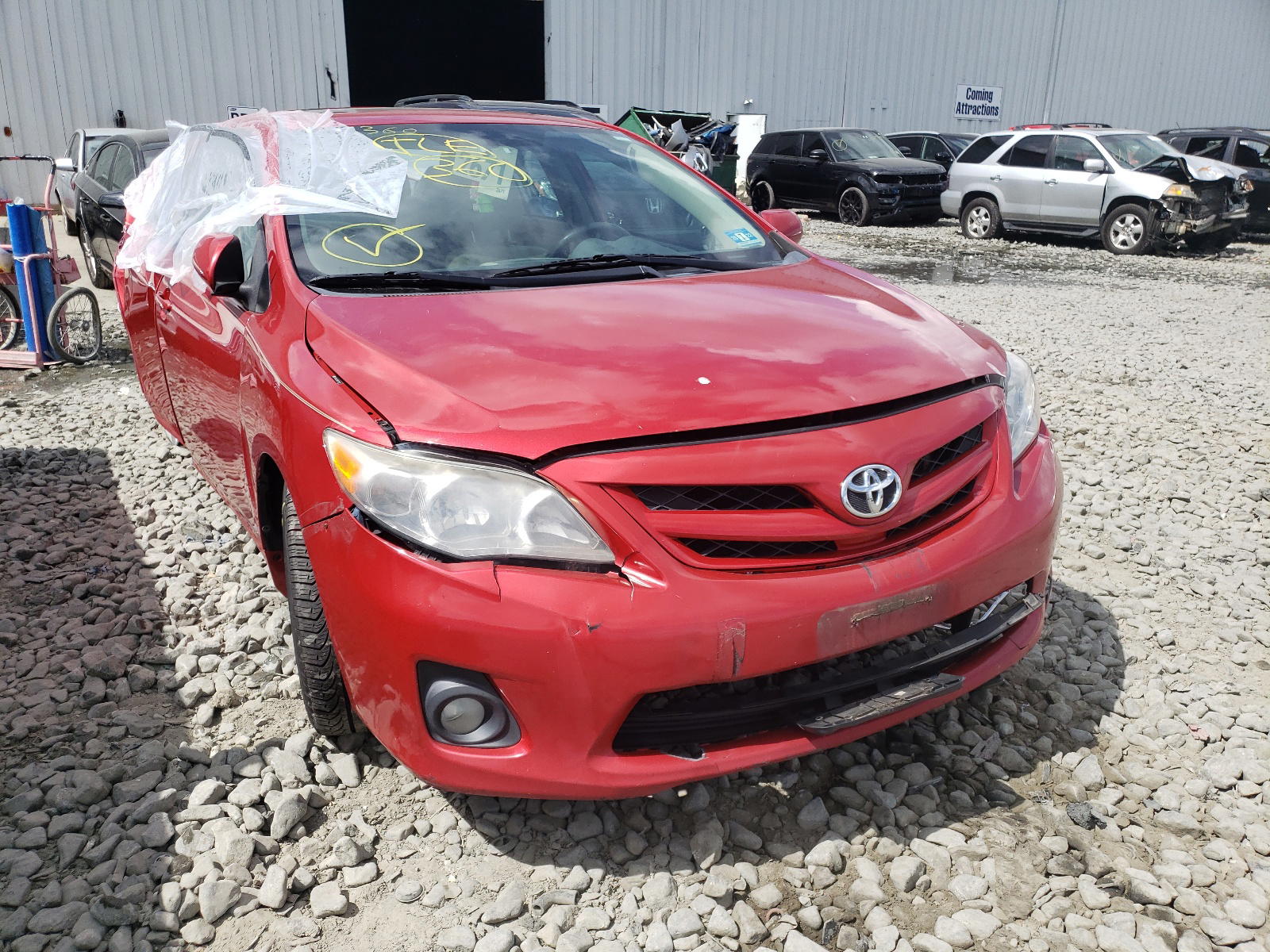TOYOTA COROLLA BA 2011 with VIN 2T1BU4EE9BC611033 - Photo from auction
