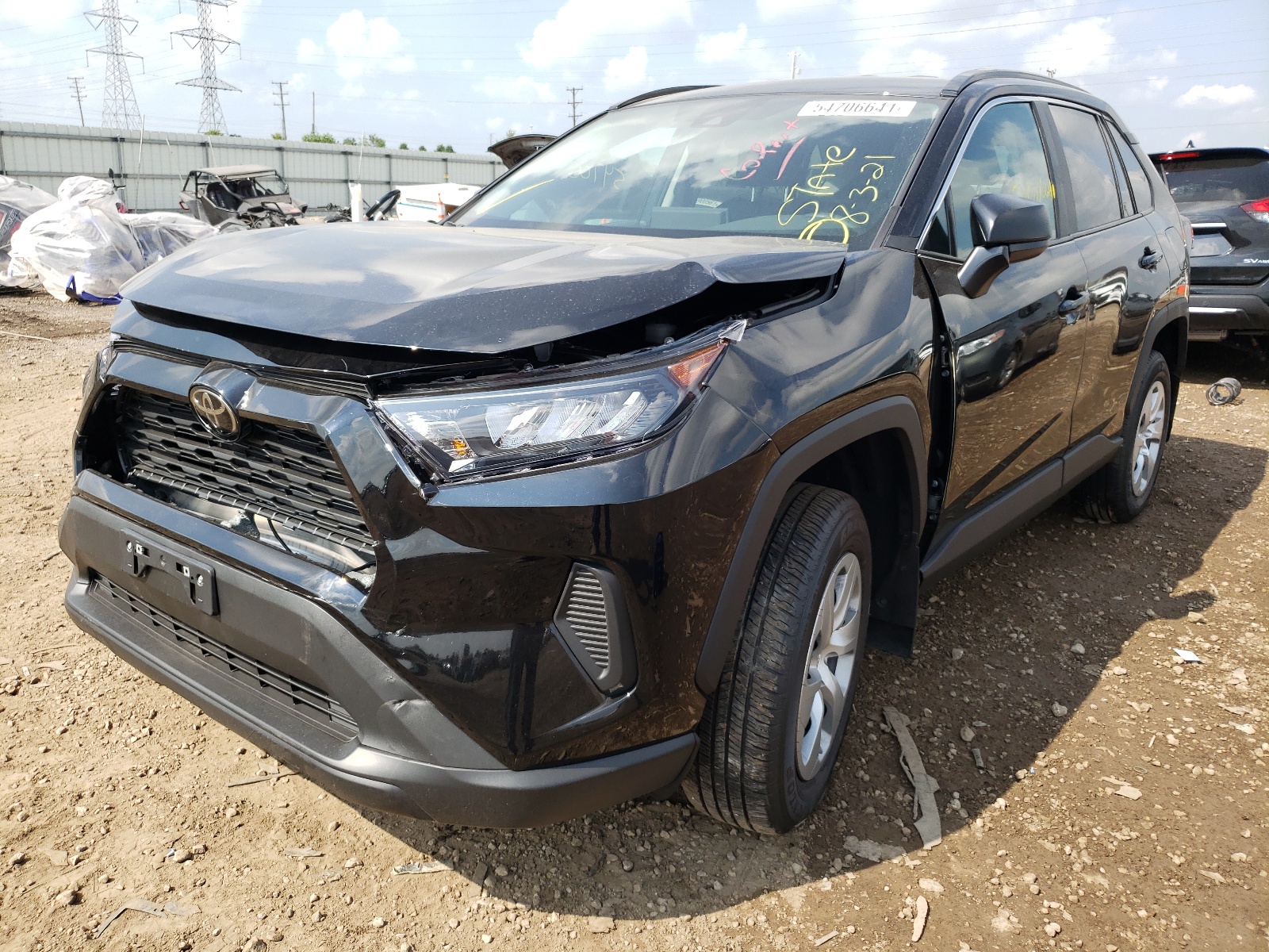 Photo 2 from auction – 2021 TOYOTA RAV4 LE with VIN 2T3F1RFV8MC228359