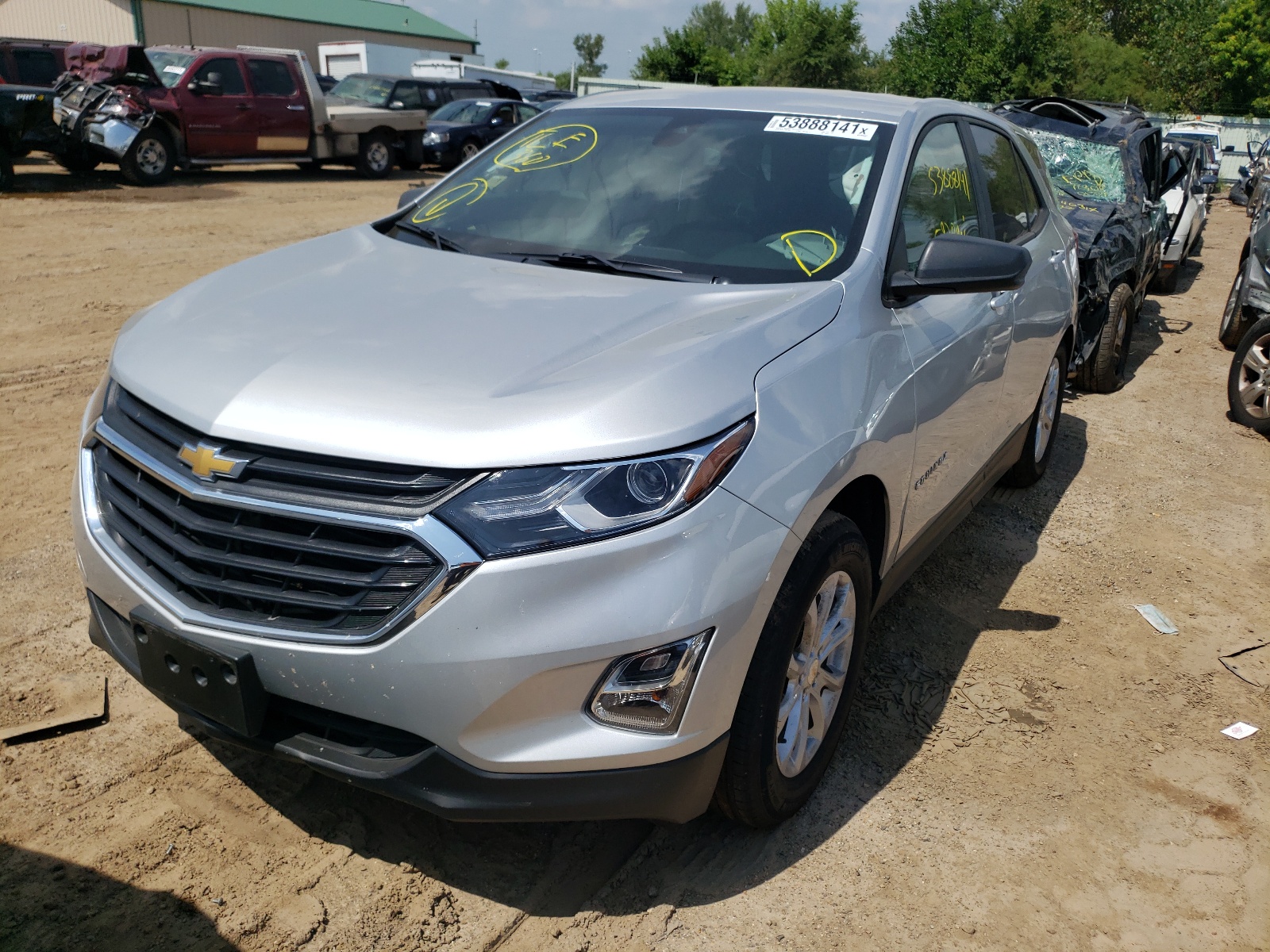 Photo 2 from auction – 2020 CHEVROLET EQUINOX LS with VIN 3GNAXHEV2LS722917