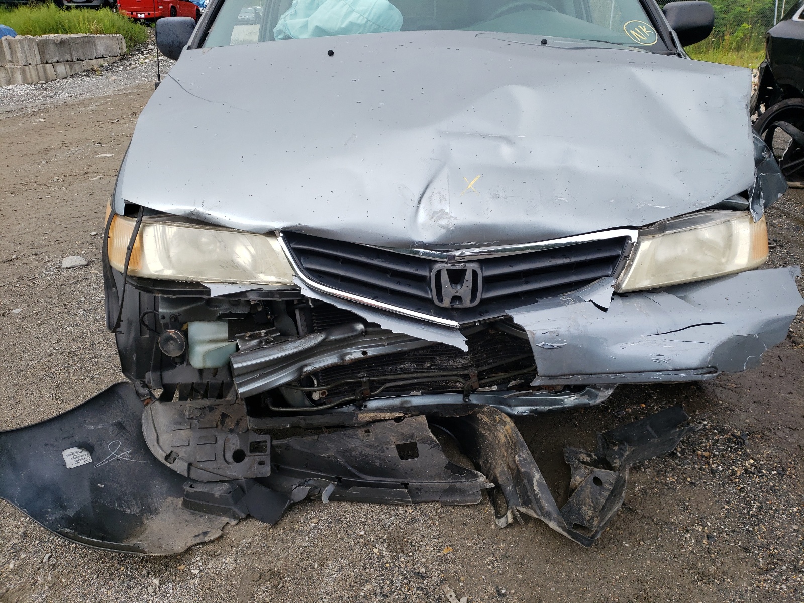 Photo 9 from auction – 2002 HONDA ODYSSEY LX with VIN 2HKRL18542H559948