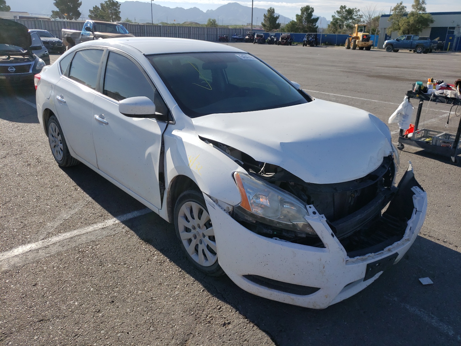 Photo 1 from auction – 2015 NISSAN SENTRA S with VIN 3N1AB7AP4FY334830