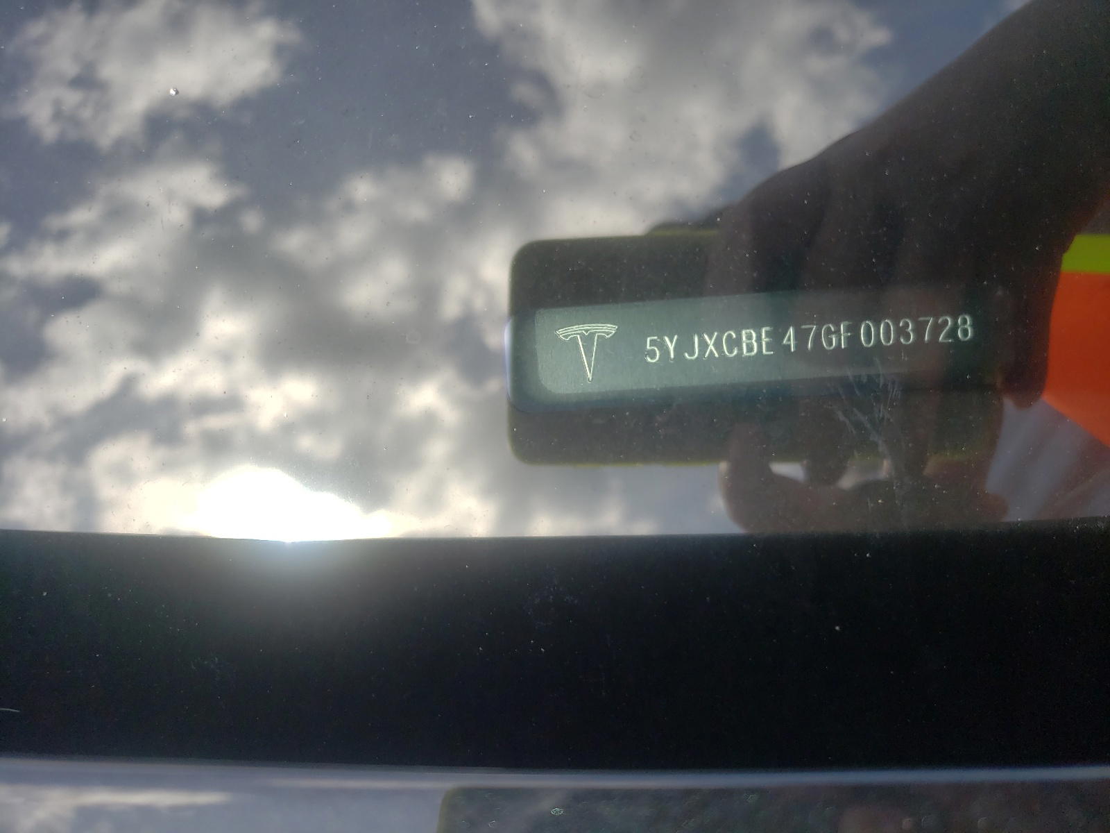 Photo 10 from auction – 2016 TESLA MODEL X with VIN 5YJXCBE47GF003728