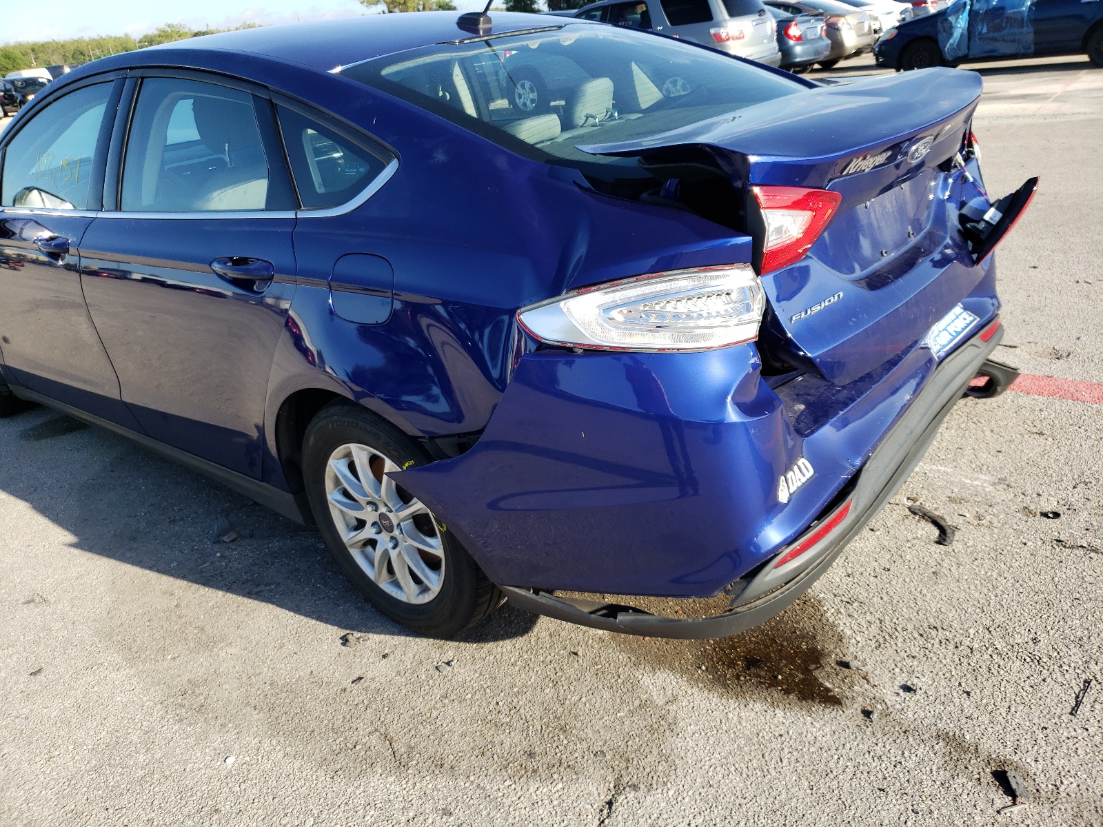 Photo 9 from auction – 2016 FORD FUSION S with VIN 1FA6P0G78G5133312