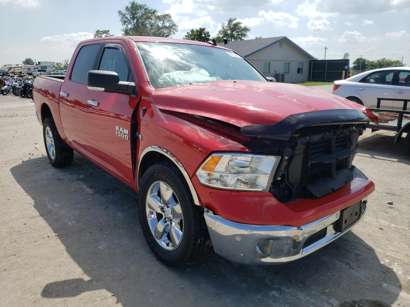 RAM 1500 SLT 2018 with VIN 3C6RR7LT2JG130880 - Photo from auction