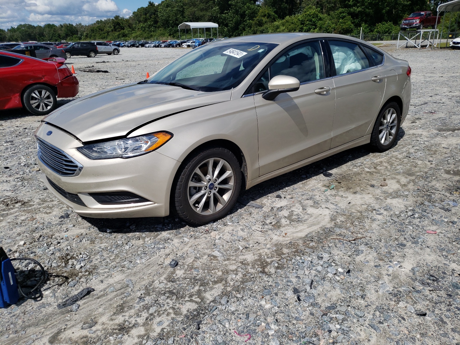 Photo 2 from auction – 2017 FORD FUSION SE with VIN 3FA6P0HD0HR362554