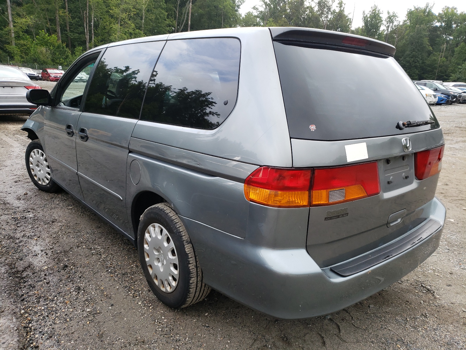 Photo 3 from auction – 2002 HONDA ODYSSEY LX with VIN 2HKRL18542H559948