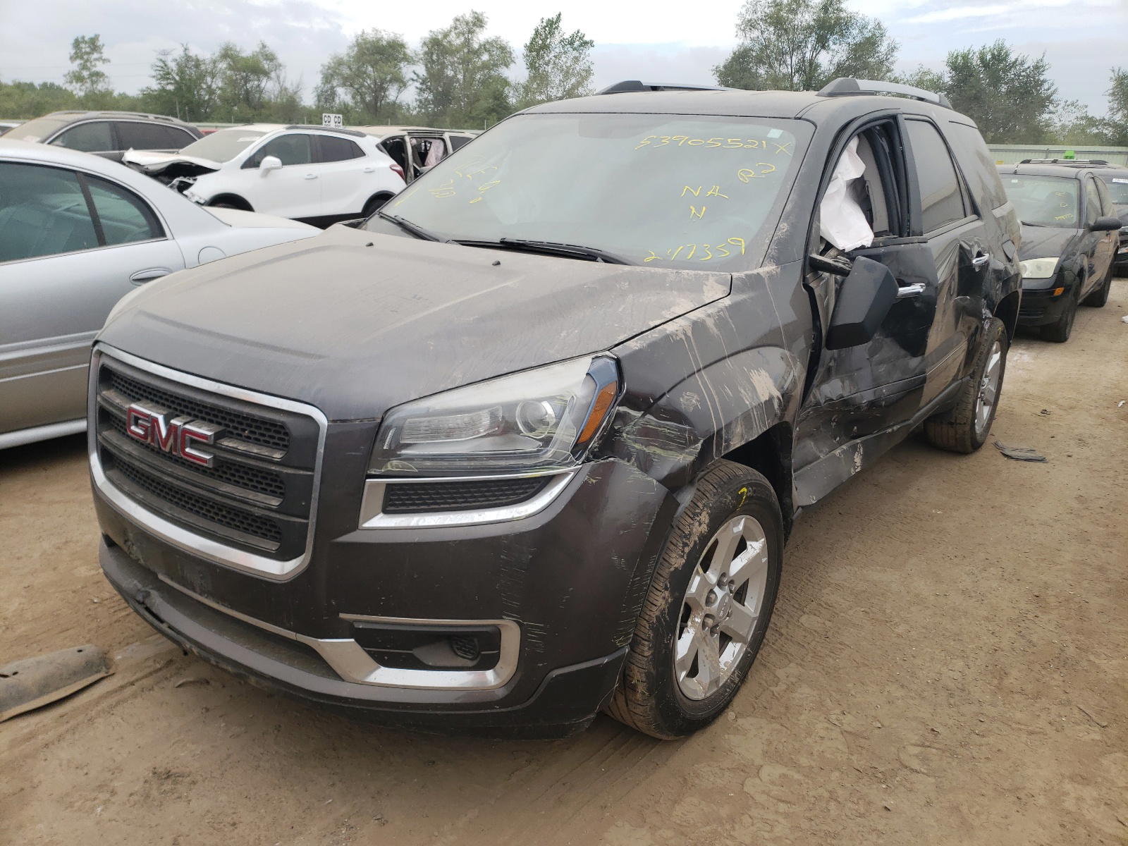 Photo 2 from auction – 2016 GMC ACADIA SLE with VIN 1GKKRNED6GJ247359