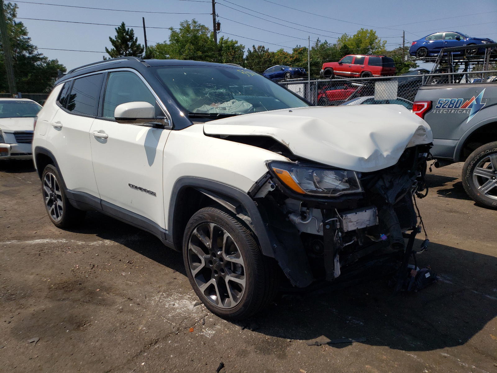 JEEP COMPASS LI 2018 with VIN 3C4NJDCB1JT169052 - Photo from auction