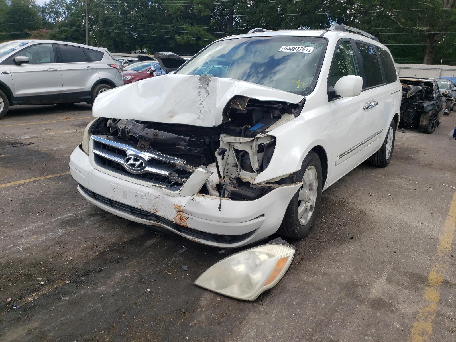 Photo 2 from auction – 2007 HYUNDAI ENTOURAGE with VIN KNDMC233776033031