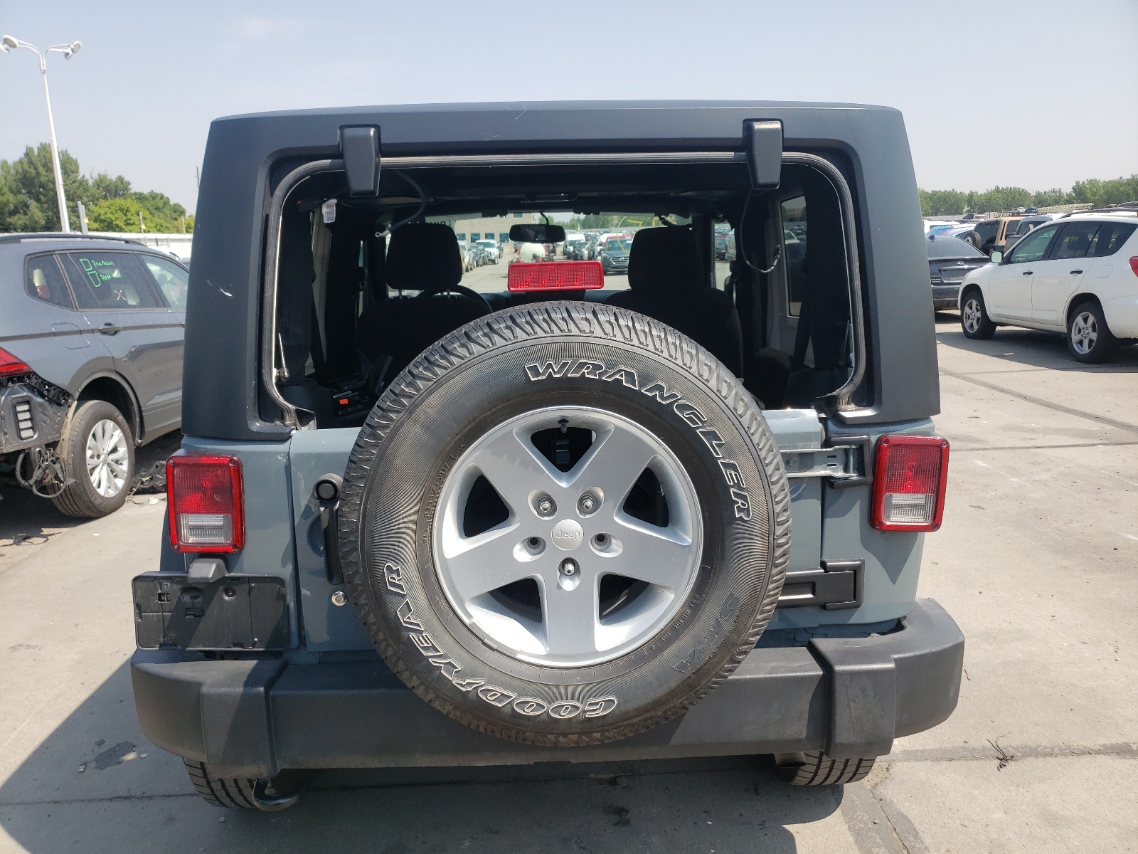 Photo 6 from auction – 2015 JEEP WRANGLER S with VIN 1C4AJWAG9FL773458