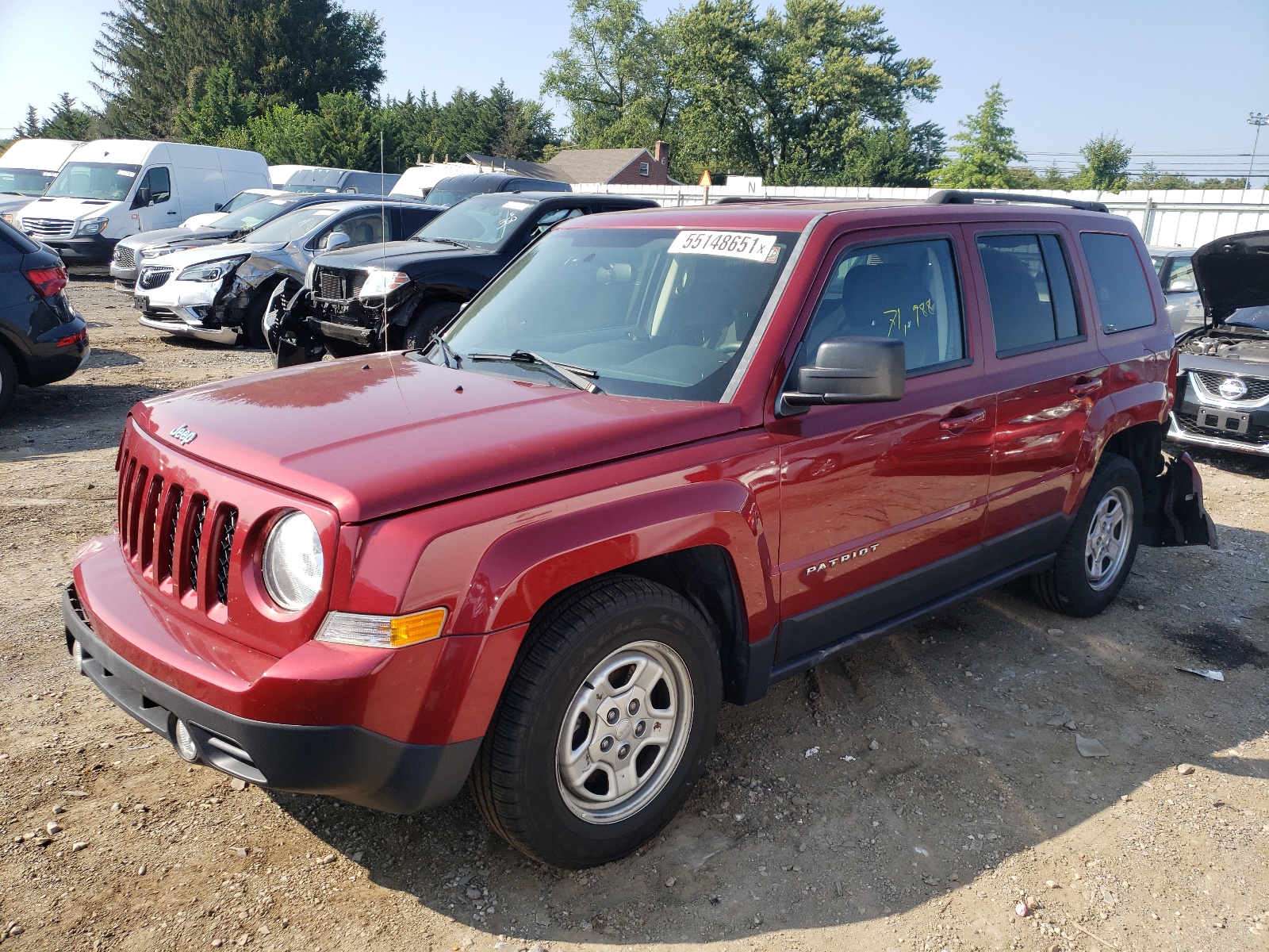 Photo 2 from auction – 2015 JEEP PATRIOT SP with VIN 1C4NJPBA6FD170544