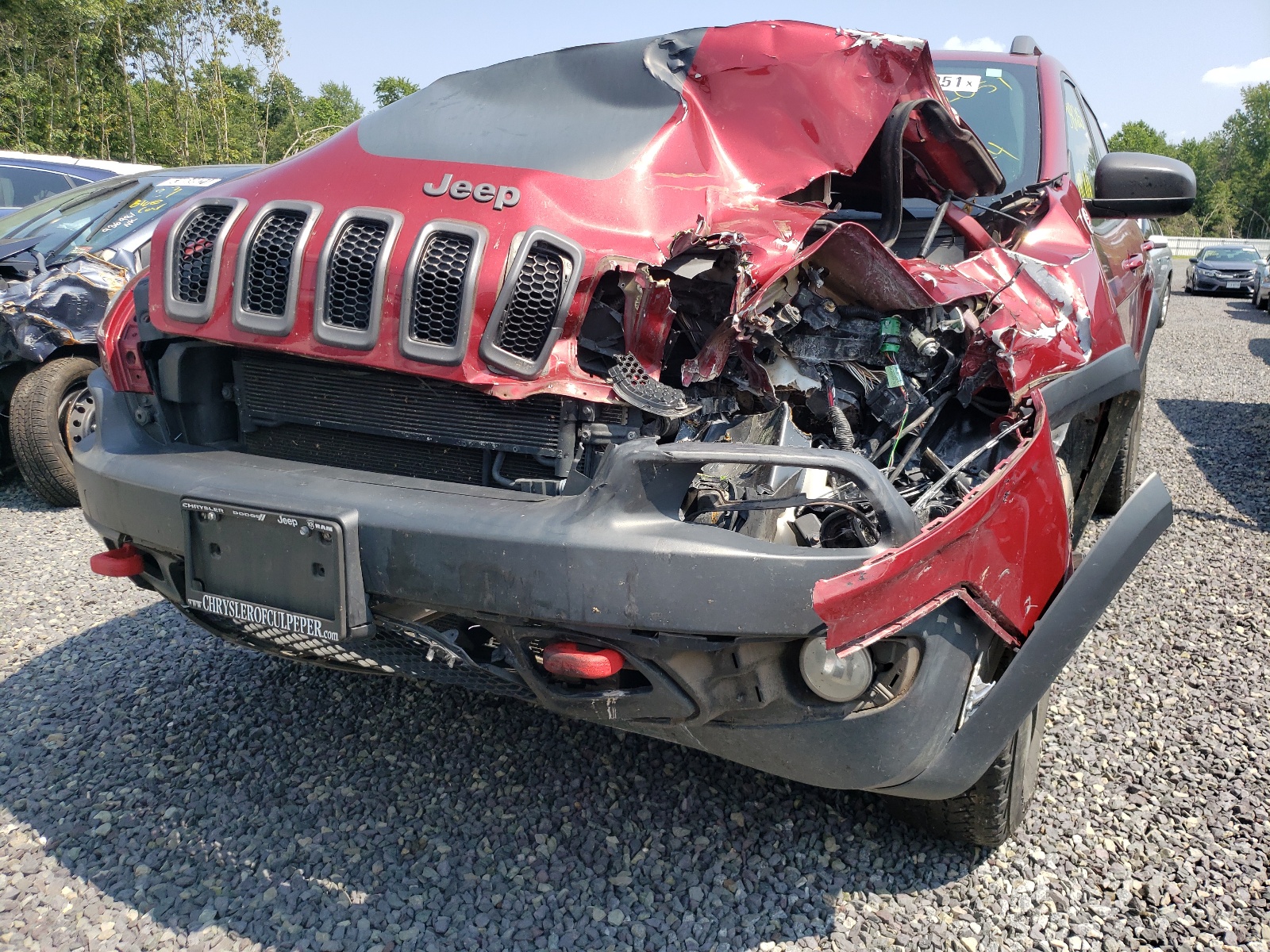 Photo 9 from auction – 2015 JEEP CHEROKEE T with VIN 1C4PJMBS2FW786892