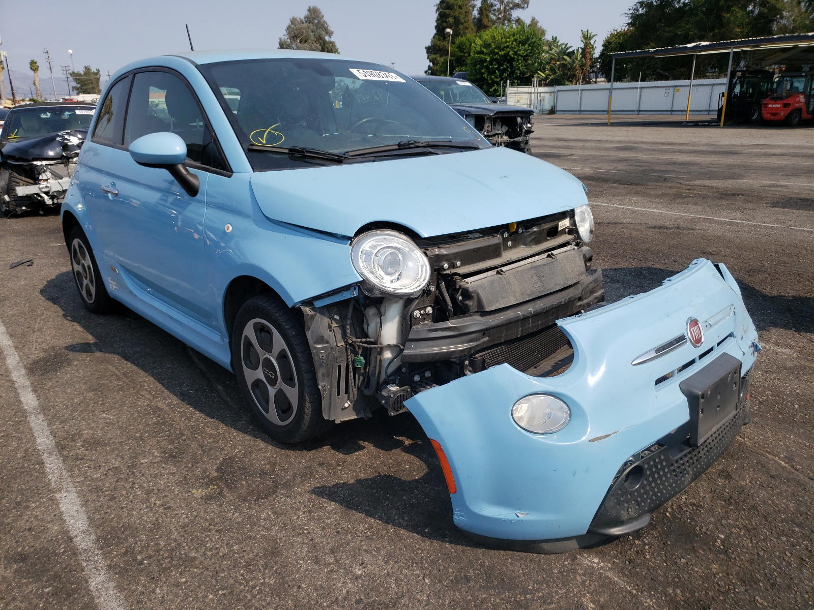 FIAT 500 ELECTR 2017 with VIN 3C3CFFGE7HT514060 - Photo from auction
