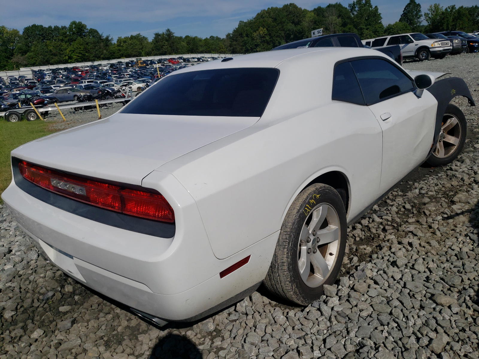 Photo 4 from auction – 2012 DODGE CHALLENGER with VIN 2C3CDYAGXCH214199
