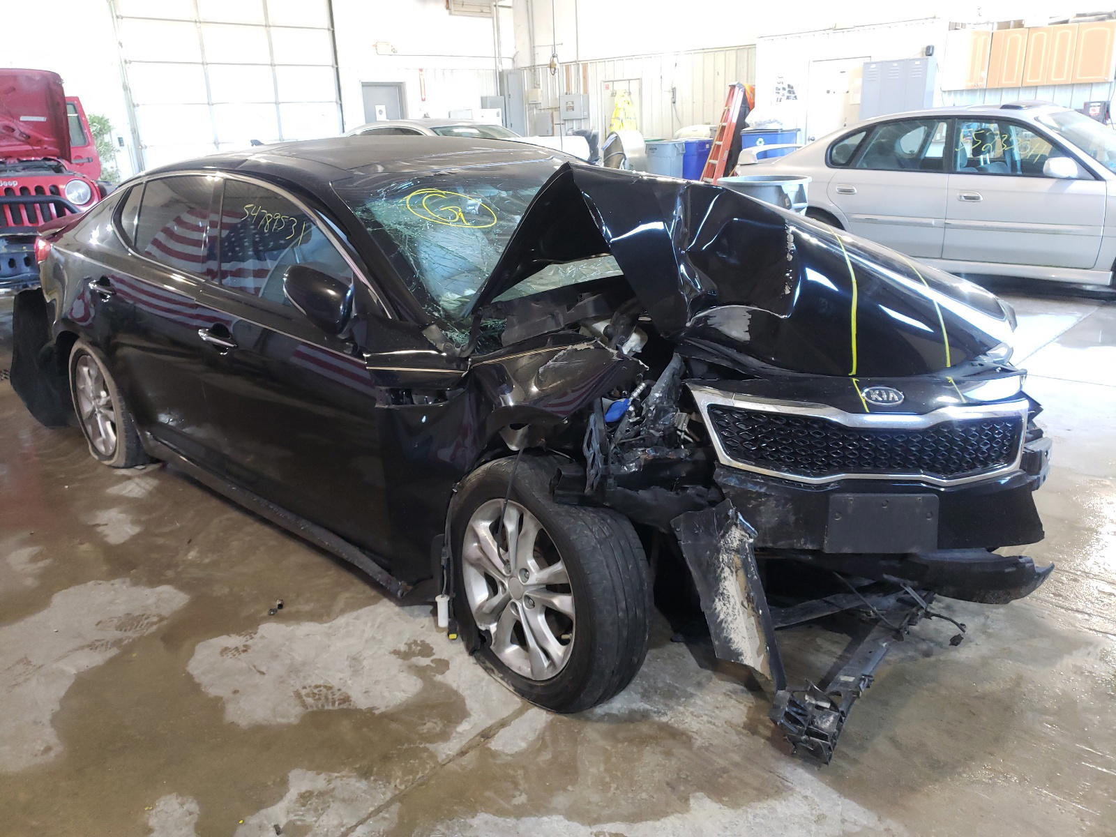 KIA OPTIMA EX 2012 with VIN 5XXGN4A74CG089190 - Photo from auction