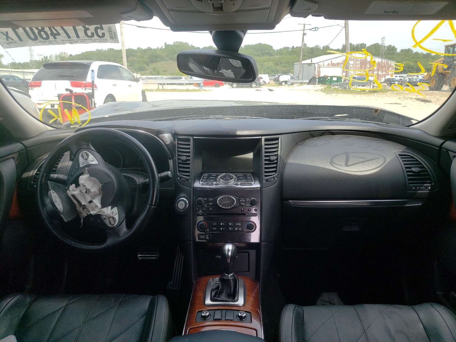 Photo 9 from auction – 2011 INFINITI FX50 with VIN JN8BS1MW1BM170164