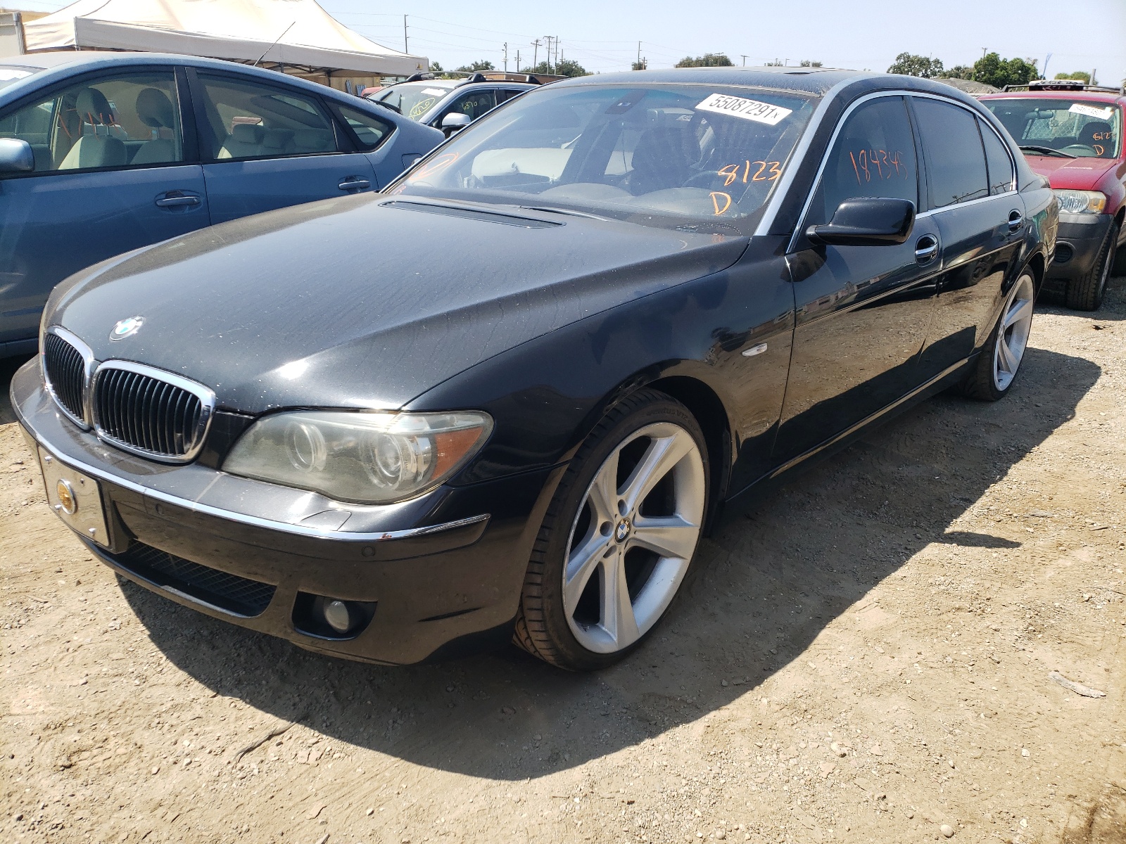Photo 2 from auction – 2007 BMW 750 with VIN WBAHN83547DT65937
