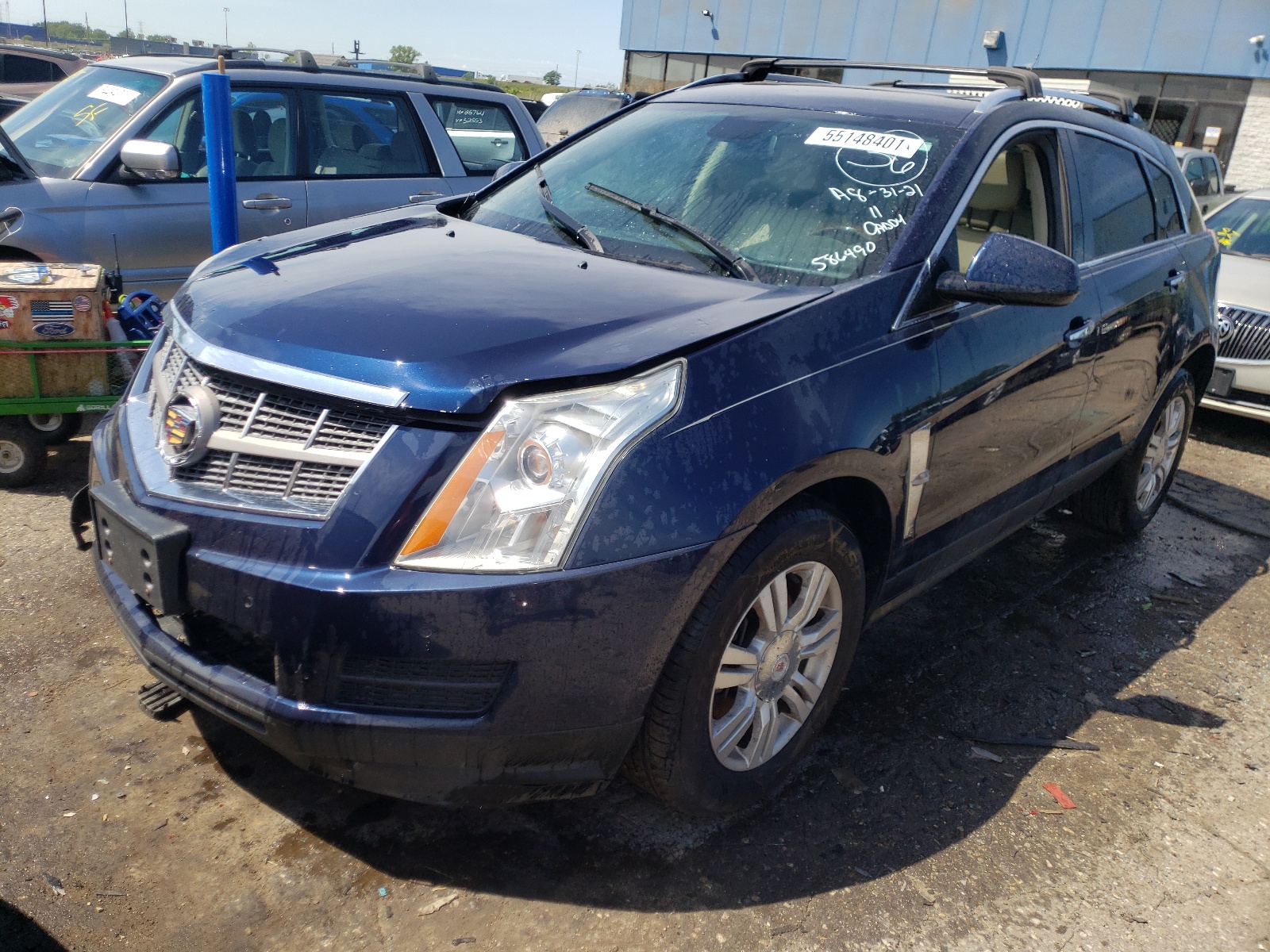 Photo 2 from auction – 2011 CADILLAC SRX LUXURY with VIN 3GYFNAEY3BS586490