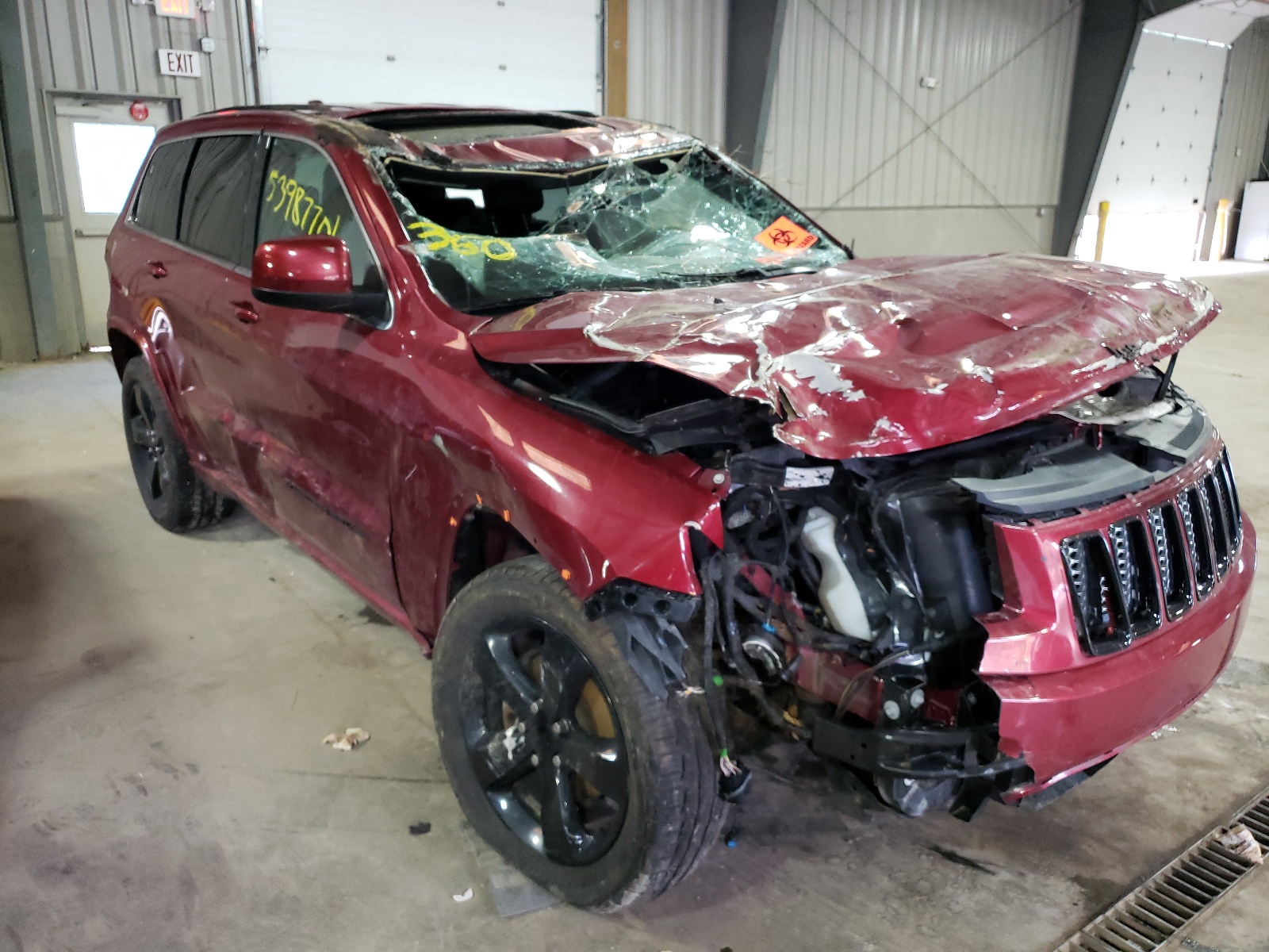 Photo 1 from auction – 2015 JEEP GRAND CHER with VIN 1C4RJFAG2FC122594