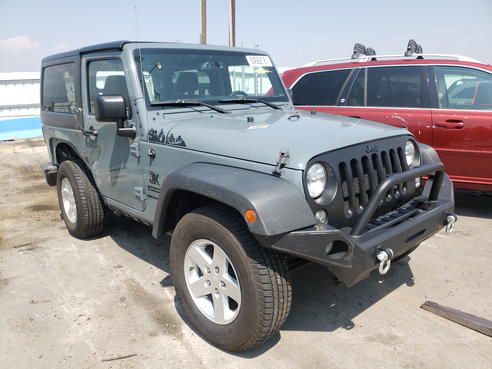Photo 1 from auction – 2015 JEEP WRANGLER S with VIN 1C4AJWAG9FL773458