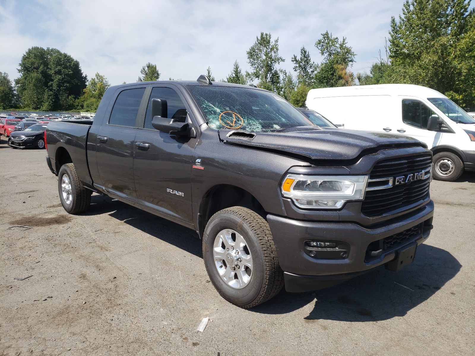 RAM 2500 BIG H 2019 with VIN 3C6UR5ML3KG535449 - Photo from auction