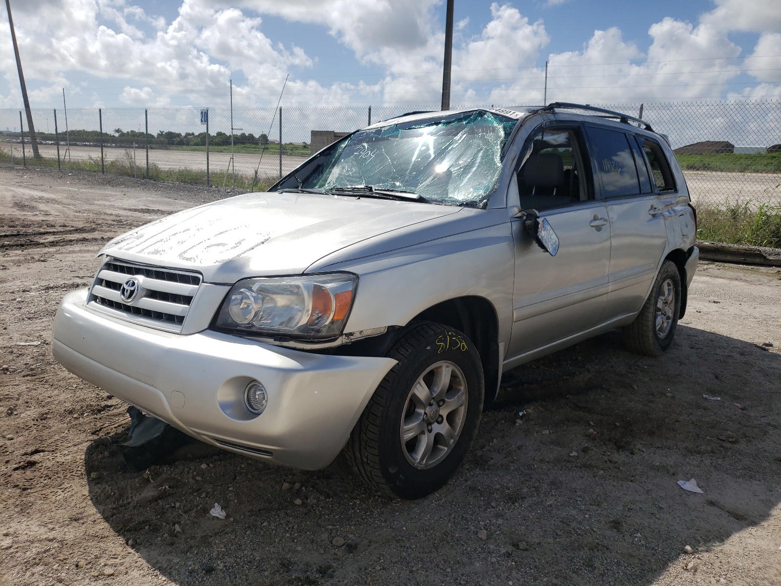 Photo 2 from auction – 2007 TOYOTA HIGHLANDER with VIN JTEEP21AX70187404