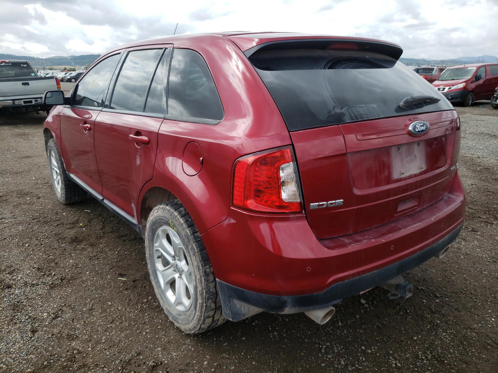 Photo 3 from auction – 2014 FORD EDGE SEL with VIN 2FMDK4JCXEBB86823