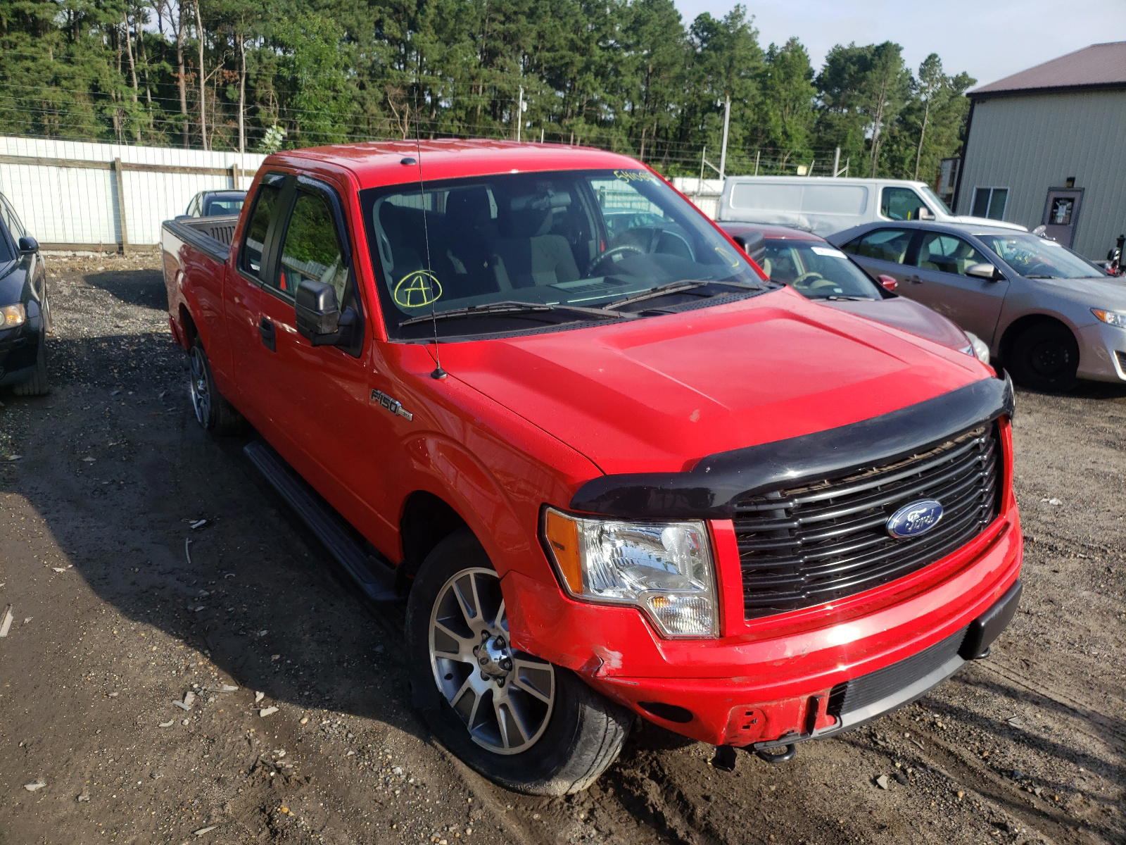 FORD F150 SUPER 2014 with VIN 1FTFX1EF3EKD49948 - Photo from auction