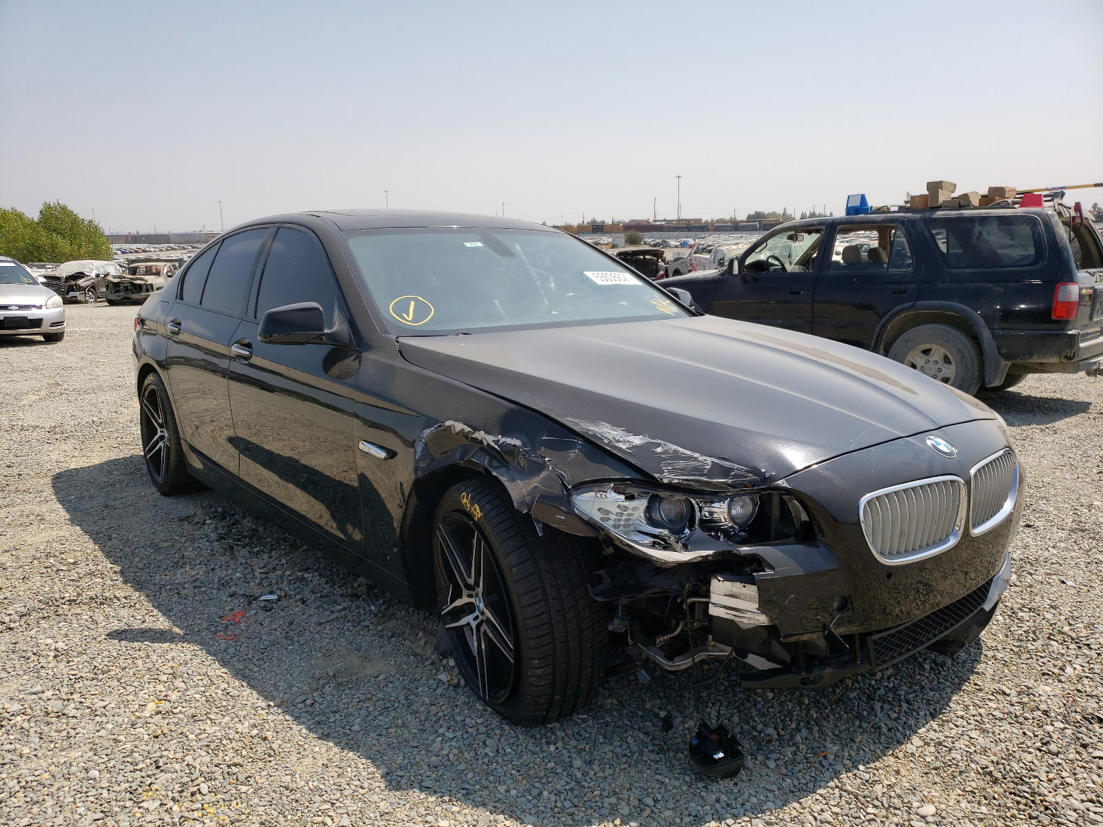 BMW 550 I 2011 with VIN WBAFR9C58BC618161 - Photo from auction