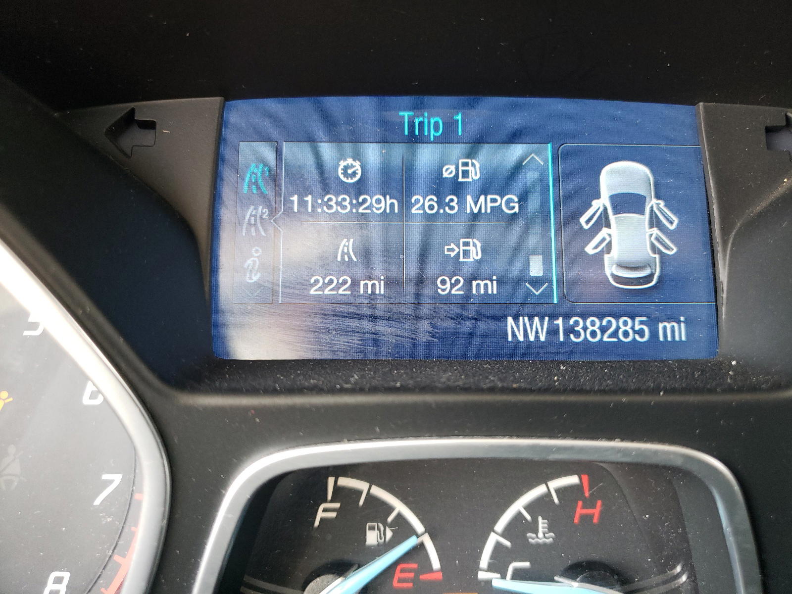 Photo 8 from auction – 2014 FORD FOCUS SE with VIN 1FADP3F22EL307222