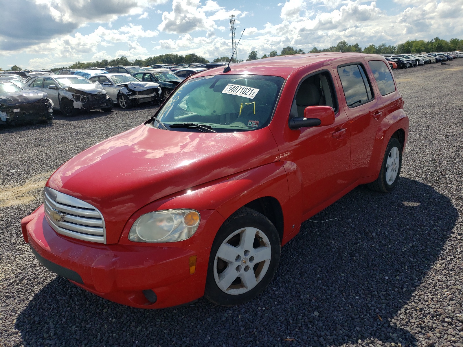 Photo 2 from auction – 2010 CHEVROLET HHR LT with VIN 3GNBABDB1AS504510
