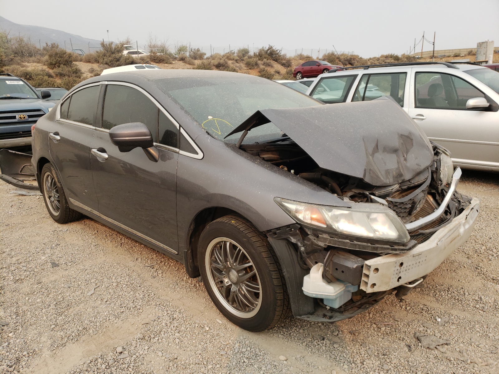 HONDA CIVIC SE 2015 with VIN 2HGFB2F70FH524162 - Photo from auction