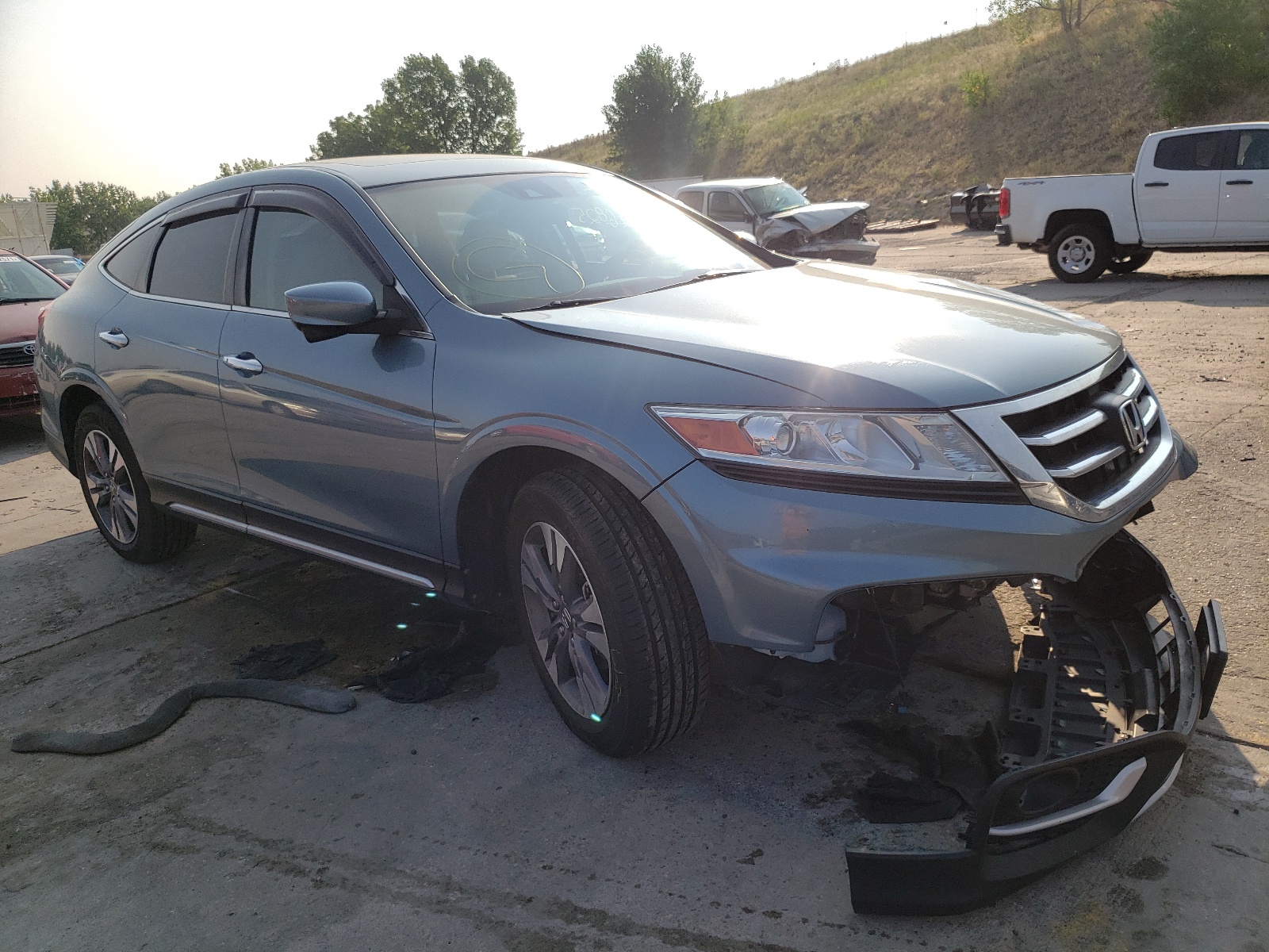HONDA CROSSTOUR 2014 with VIN 5J6TF2H59EL004281 - Photo from auction