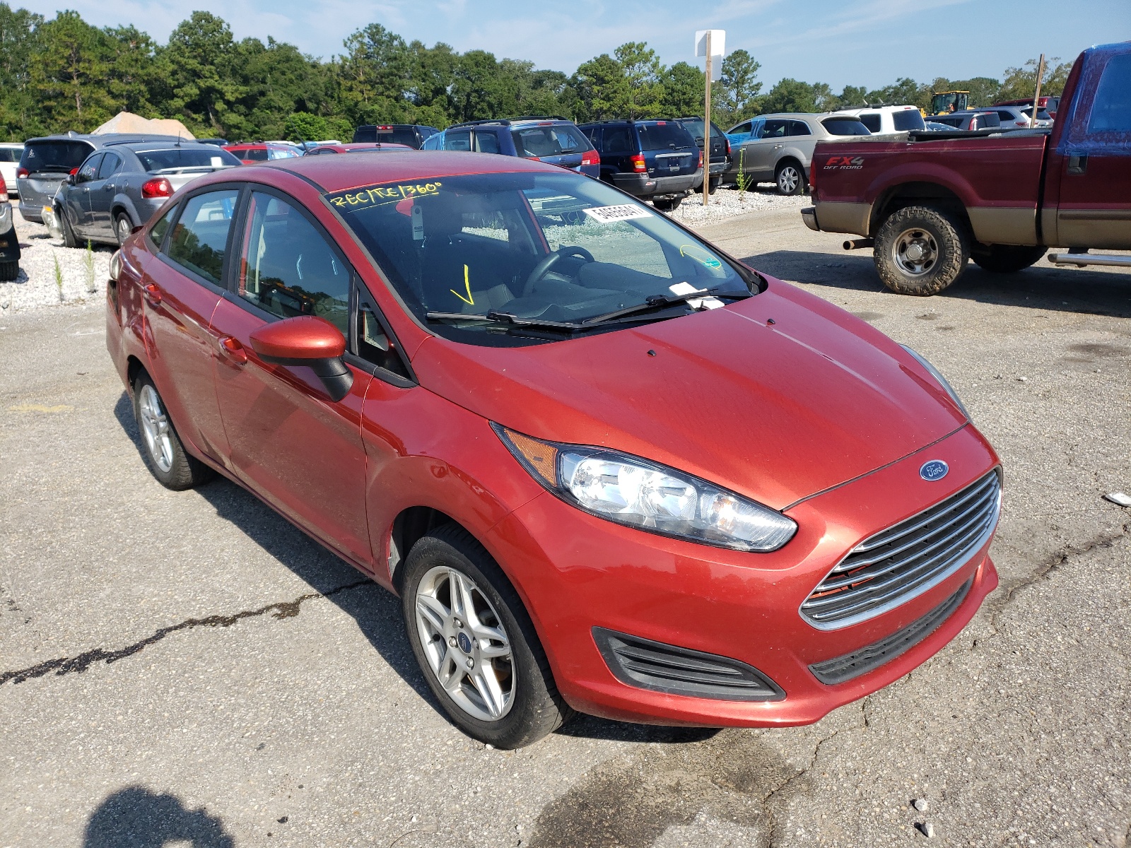 FORD FIESTA SE 2018 with VIN 3FADP4BJ2JM145040 - Photo from auction