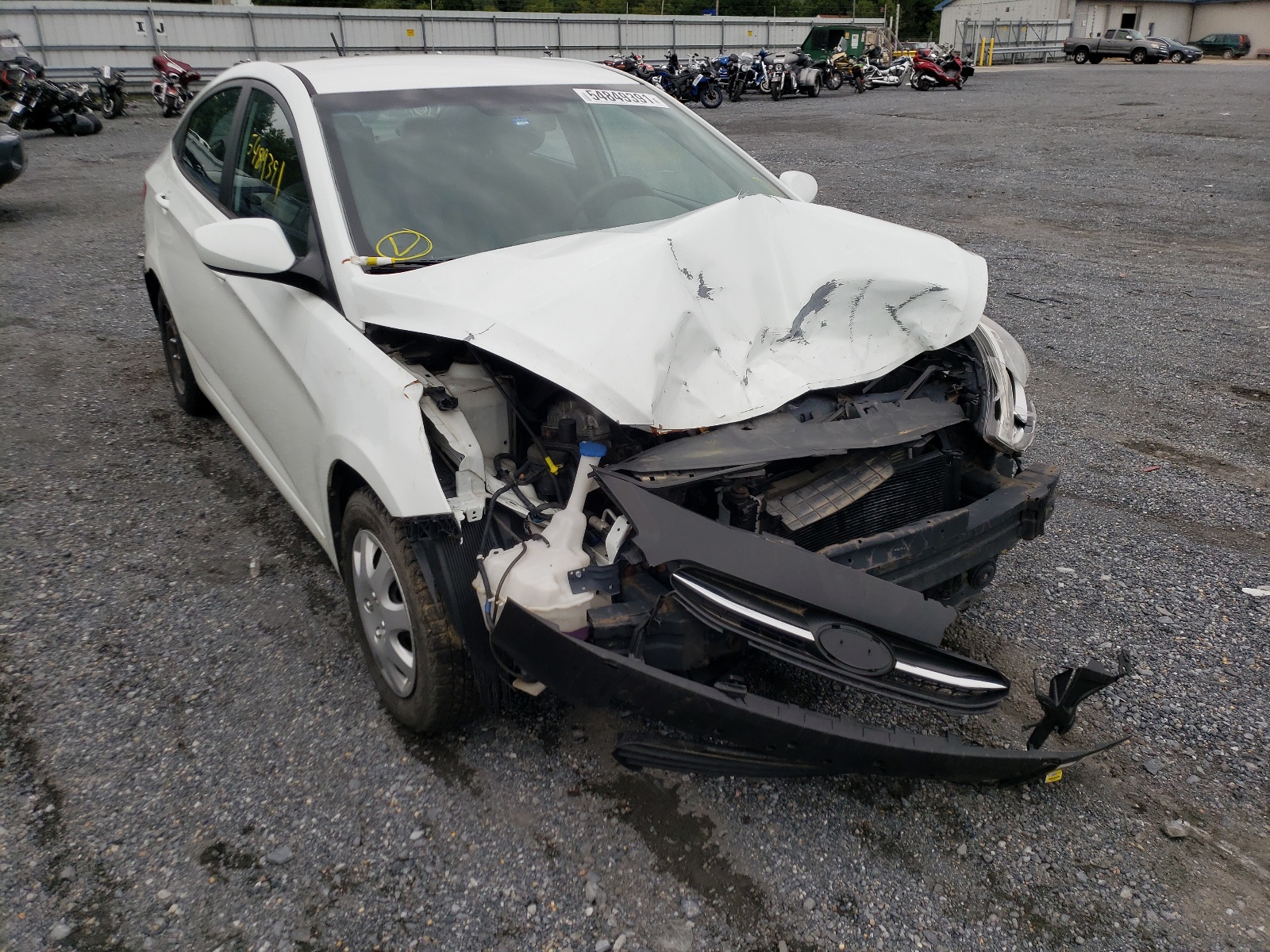 HYUNDAI ACCENT GLS 2015 with VIN KMHCT4AE5FU923903 - Photo from auction