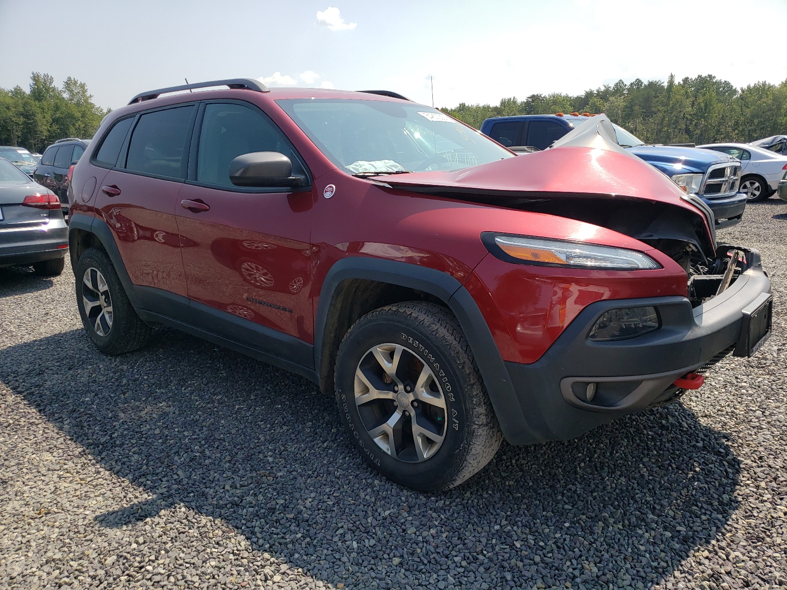Photo 1 from auction – 2015 JEEP CHEROKEE T with VIN 1C4PJMBS2FW786892