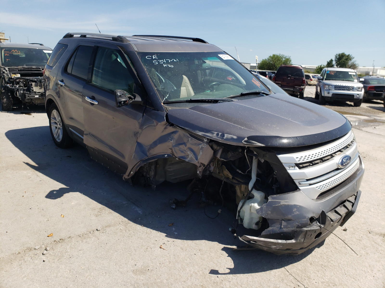 FORD EXPLORER X 2013 with VIN 1FM5K7D85DGC77566 - Photo from auction