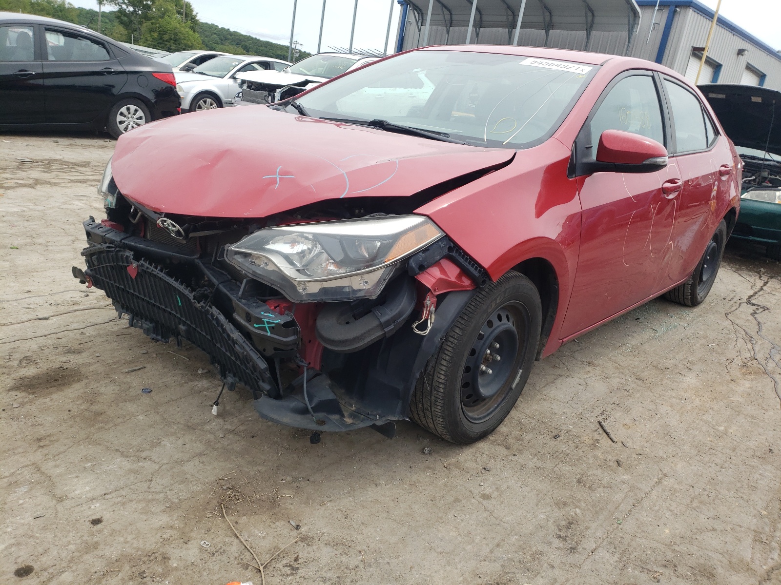Photo 2 from auction – 2016 TOYOTA COROLLA L with VIN 2T1BURHE4GC667123