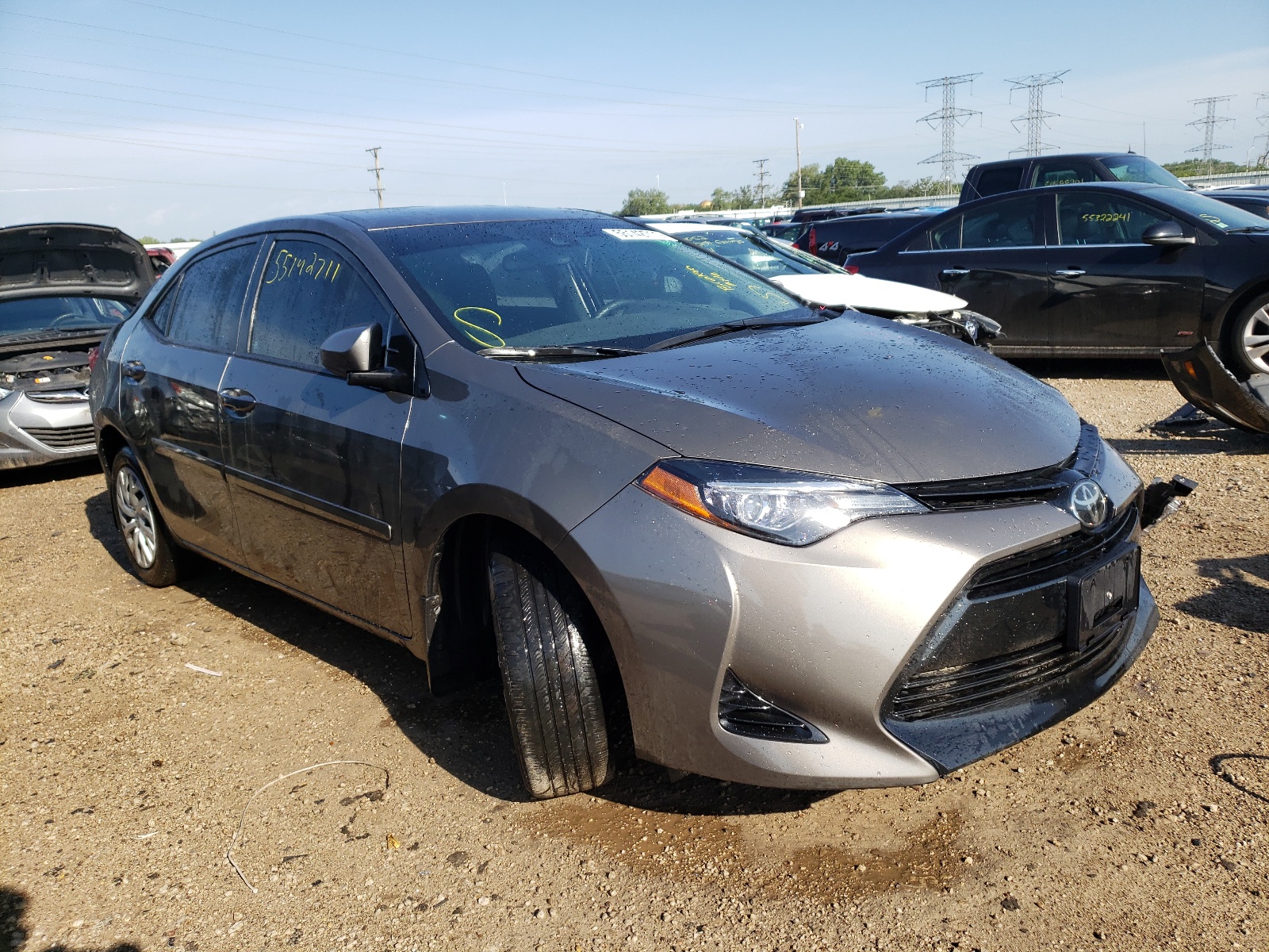 TOYOTA COROLLA L 2017 with VIN 2T1BURHE5HC923173 - Photo from auction
