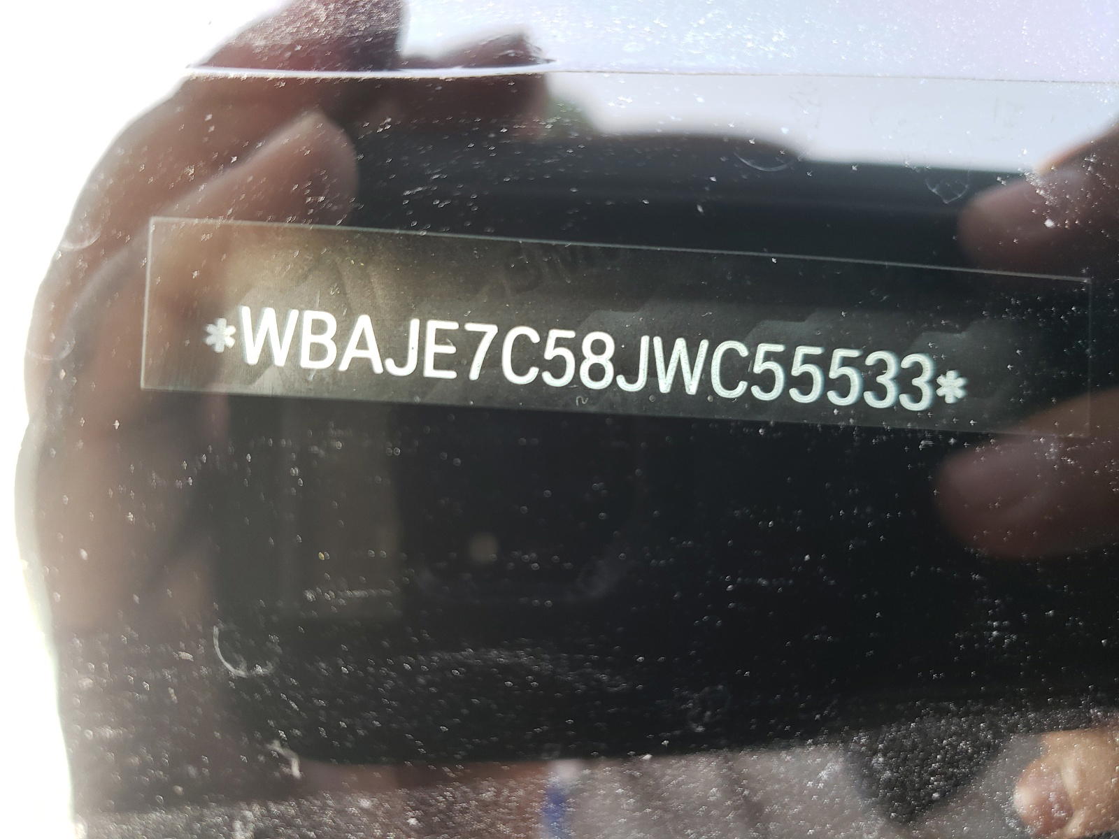 Photo 10 from auction – 2018 BMW 540 XI with VIN WBAJE7C58JWC55533