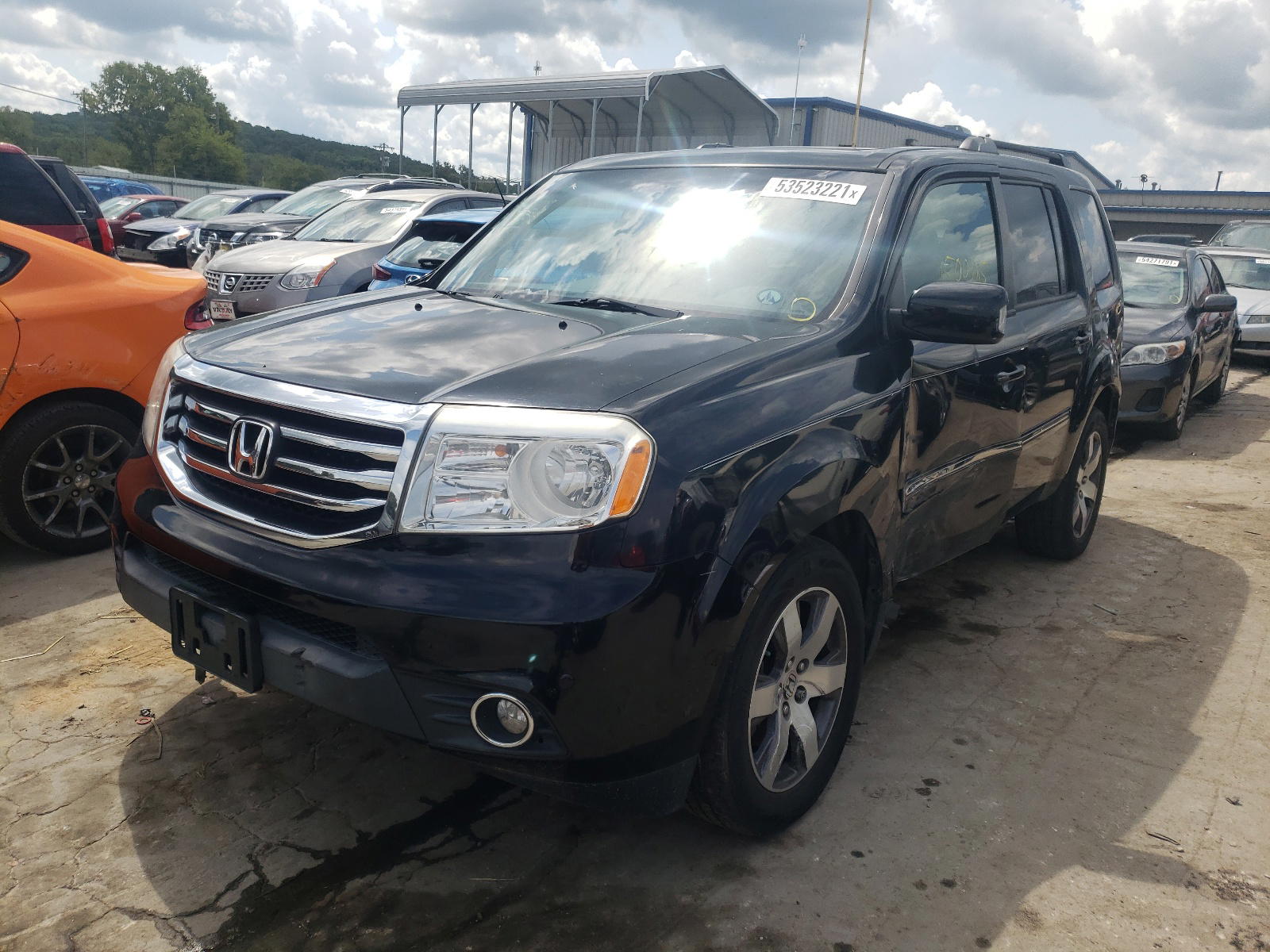 Photo 2 from auction – 2012 HONDA PILOT TOUR with VIN 5FNYF4H91CB073119